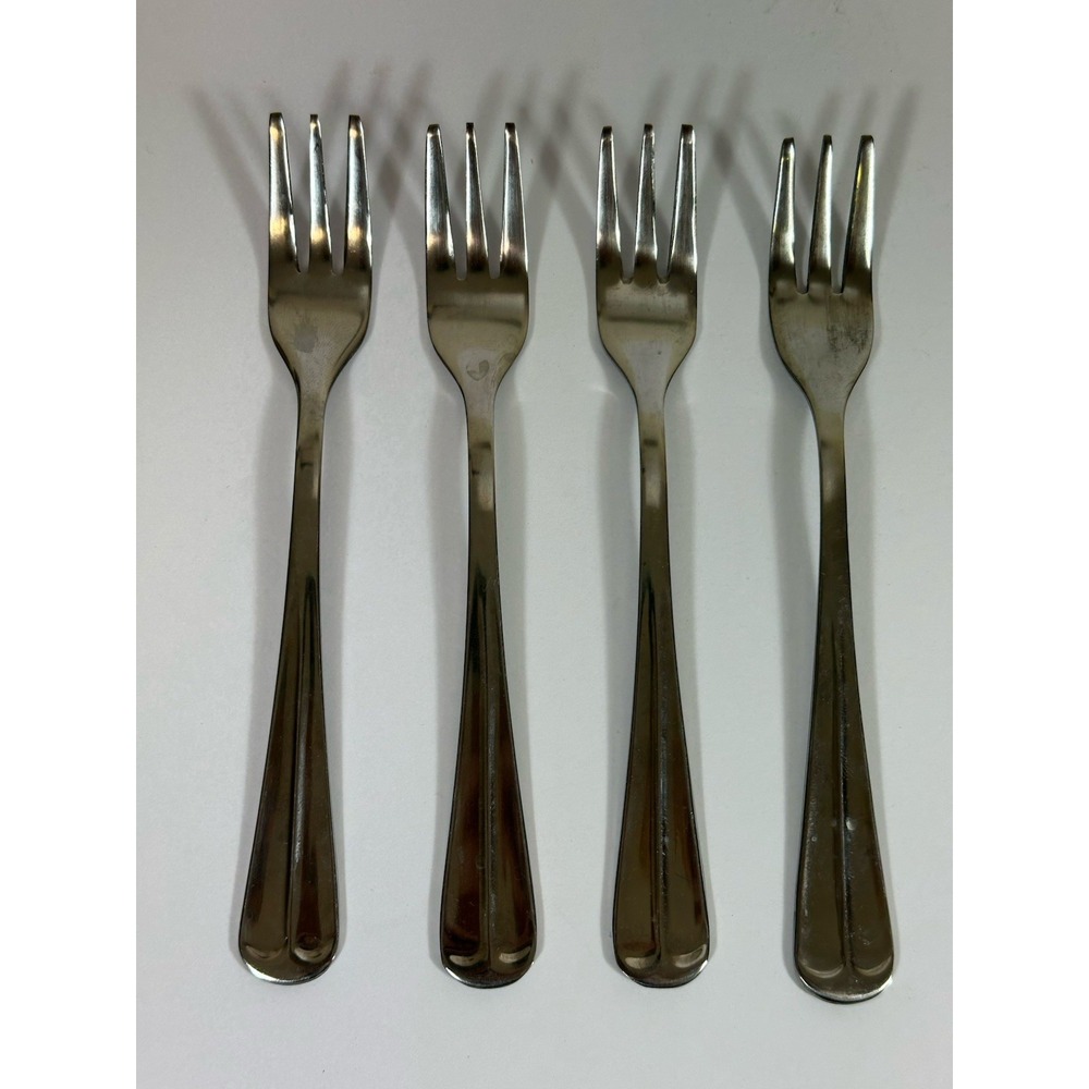 International Stainless Flatware Gran Royal Cocktail Forks Set Of 4 Appetizer